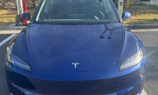 Blue Tesla Model 3 – The Future of Luxury & Performance